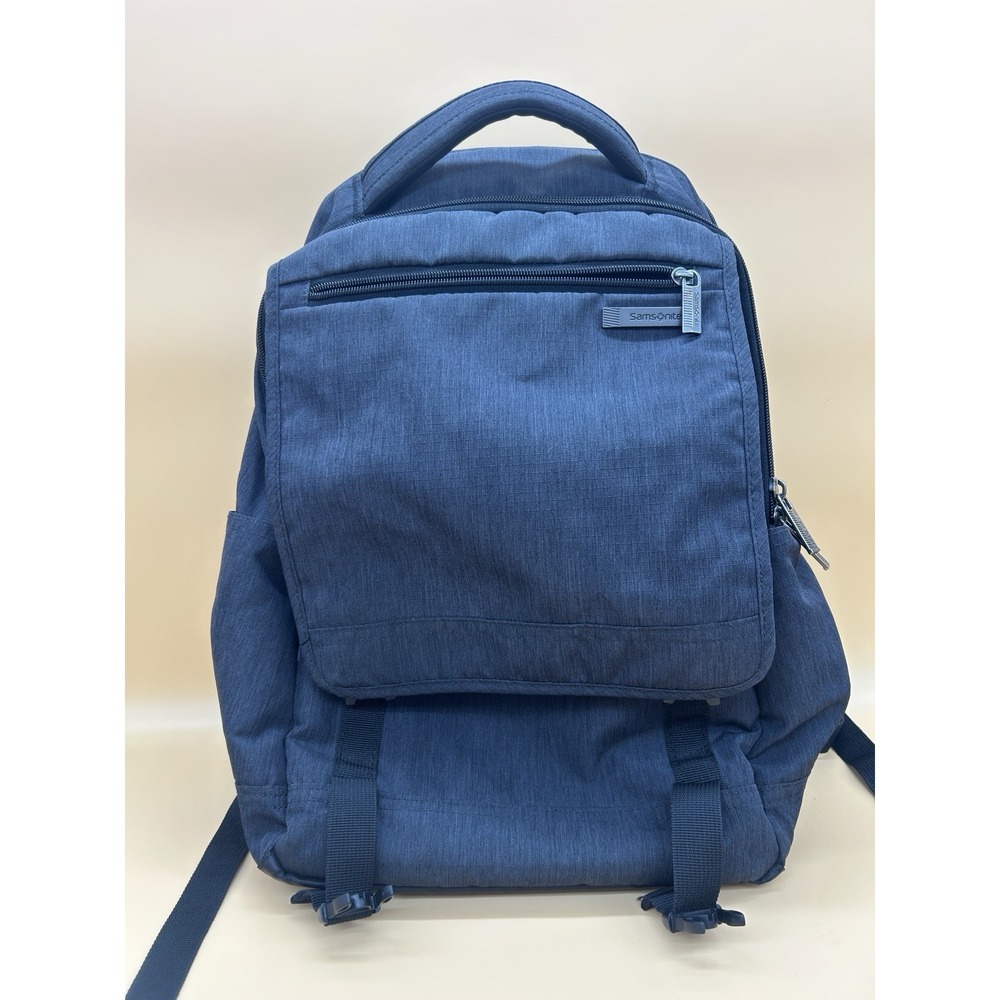 Samsonite Modern Utility Double Shot Laptop Backpack Dark Gray Charcoal